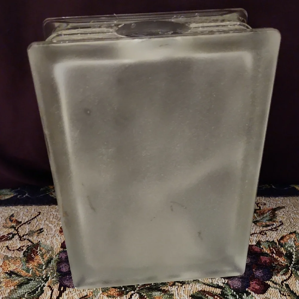 $40 Add On Cubed Frosted Glass Wolf Decor - Picture 6 of 11